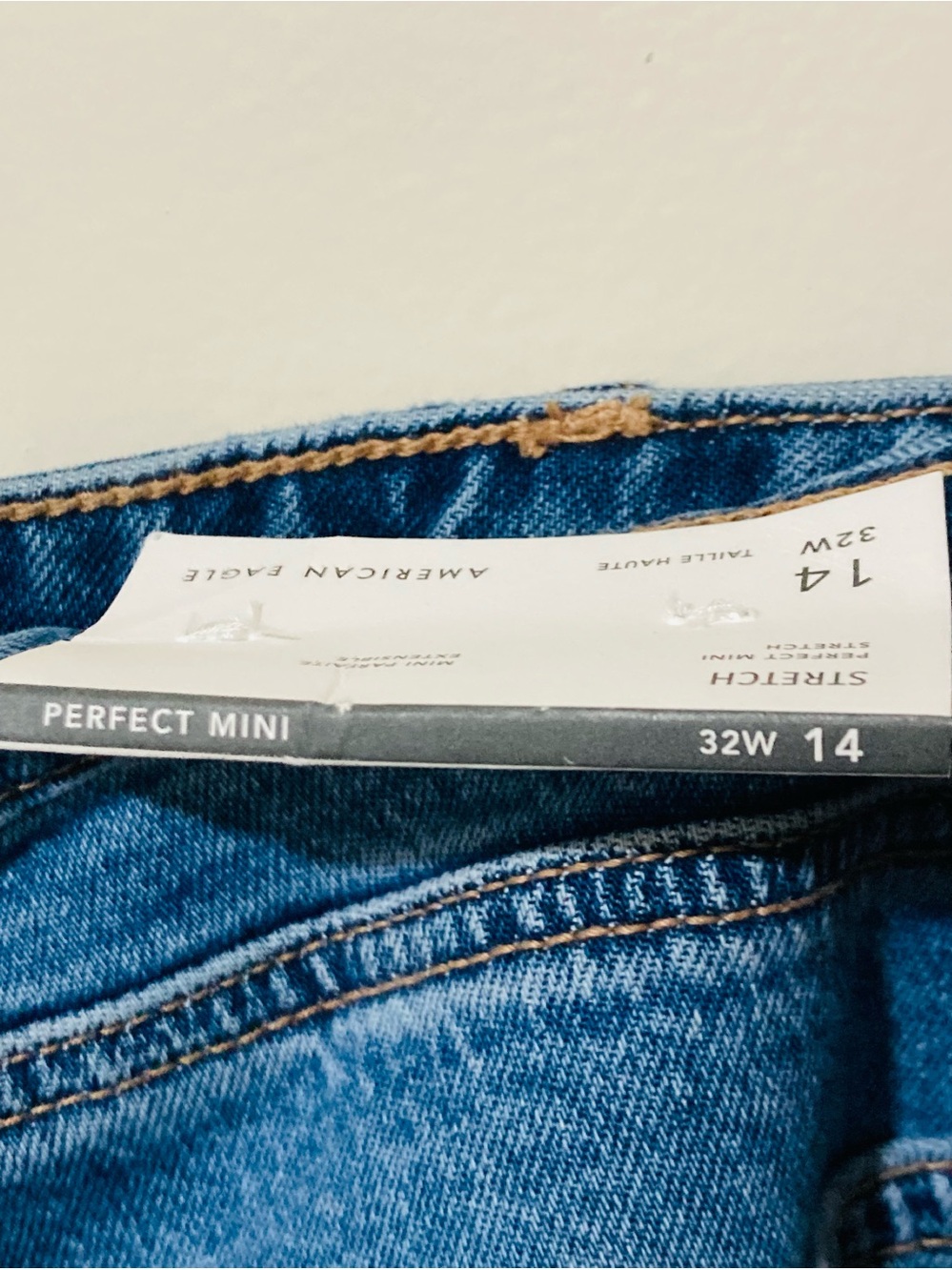 American Eagle Outfitters Blue Denim Mini Skirt - Picture 9 of 9